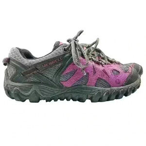 MERRELL All Out Blaze Purple Trail Outdoor Hiking Sport Water Shoes Women Size 6